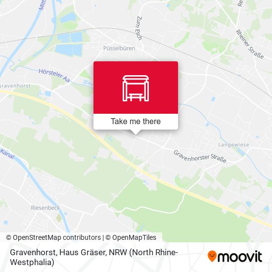 Gravenhorst, Haus Gräser map