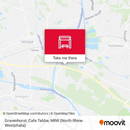 Карта Gravenhorst, Cafe Tebbe