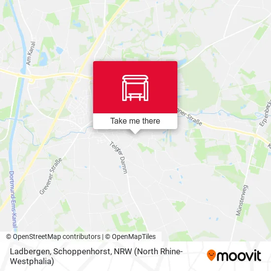 Карта Ladbergen, Schoppenhorst