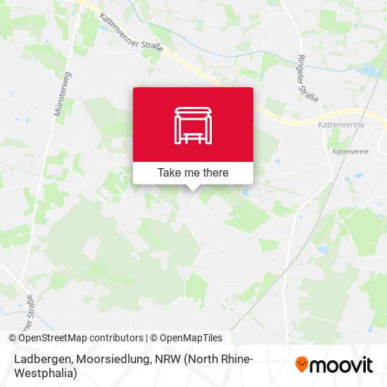 Ladbergen, Moorsiedlung map
