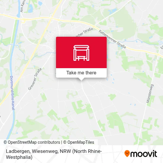 Ladbergen, Wiesenweg map