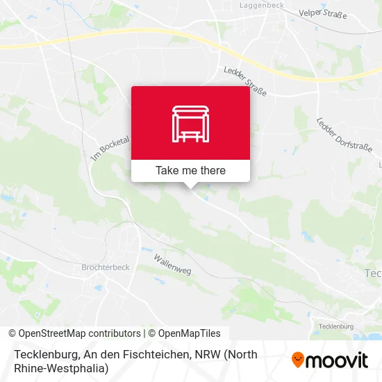 Tecklenburg, An den Fischteichen map