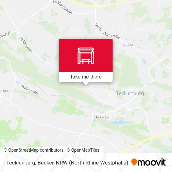Tecklenburg, Bücker map