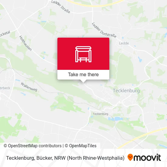 Tecklenburg, Bücker map