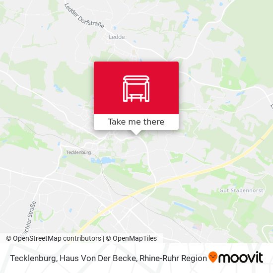Tecklenburg, Haus Von Der Becke map