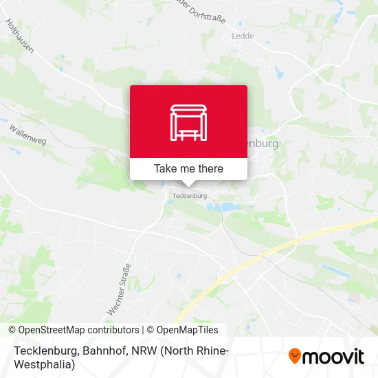 Tecklenburg, Bahnhof map