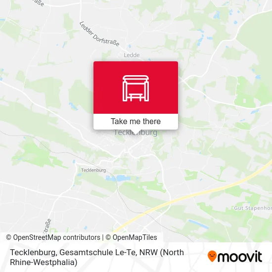 Tecklenburg, Gesamtschule Le-Te map