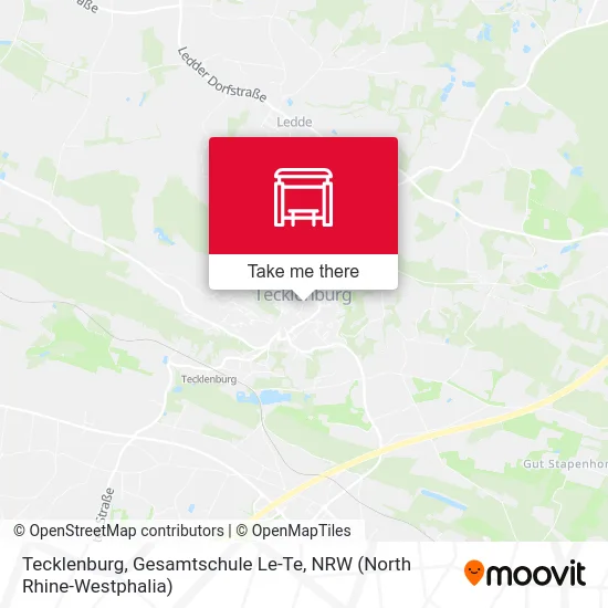 Tecklenburg, Gesamtschule Le-Te map