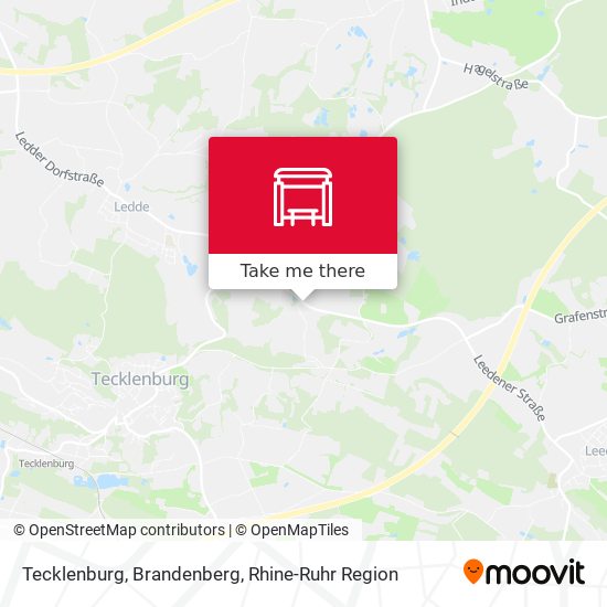 Tecklenburg, Brandenberg map
