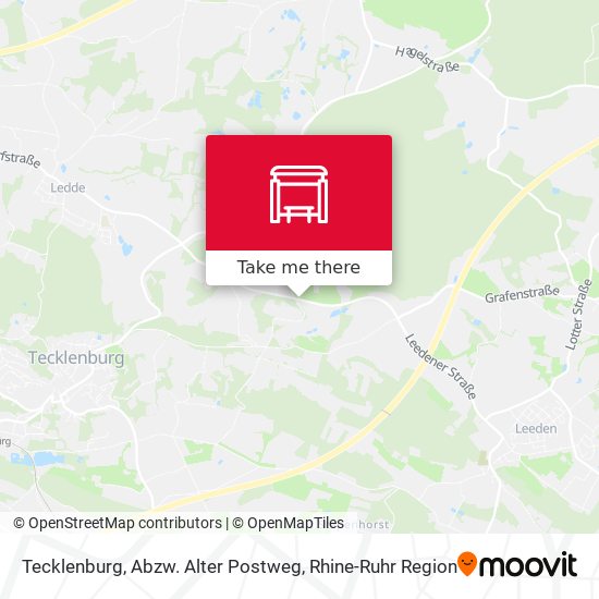 Tecklenburg, Abzw. Alter Postweg map
