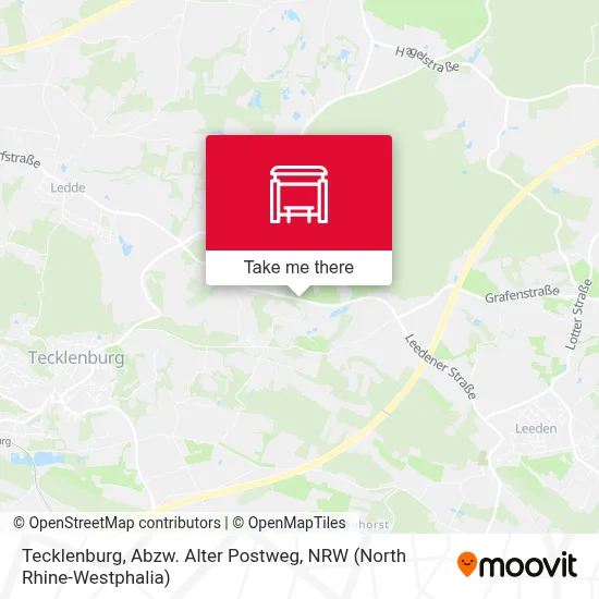 Tecklenburg, Abzw. Alter Postweg map