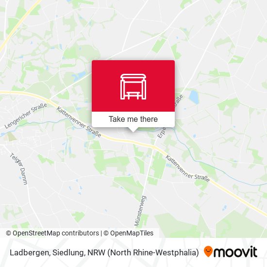 Ladbergen, Siedlung map