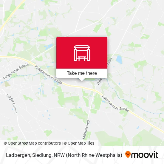 Карта Ladbergen, Siedlung