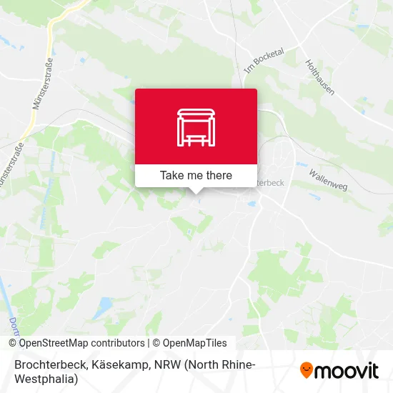 Brochterbeck, Käsekamp map