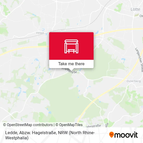 Ledde, Abzw. Hagelstraße map