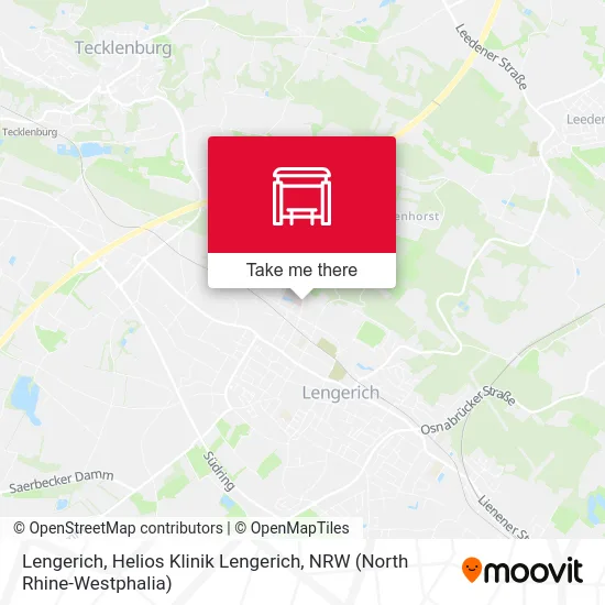 Lengerich, Helios Klinik Lengerich map