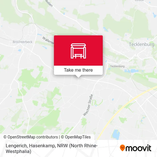 Lengerich, Hasenkamp map