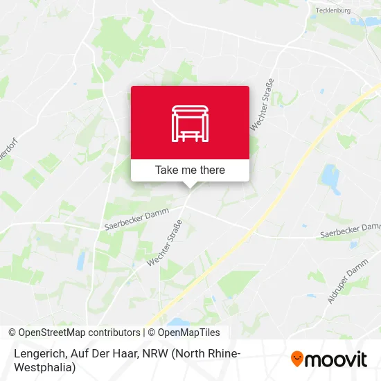 Карта Lengerich, Auf Der Haar