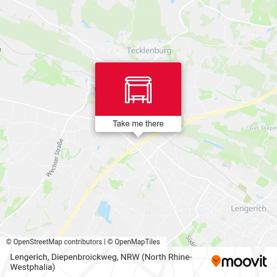 Lengerich, Diepenbroickweg map