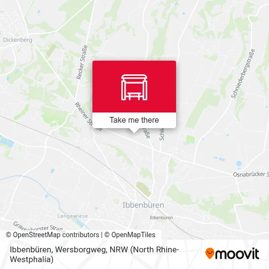 Ibbenbüren, Wersborgweg map