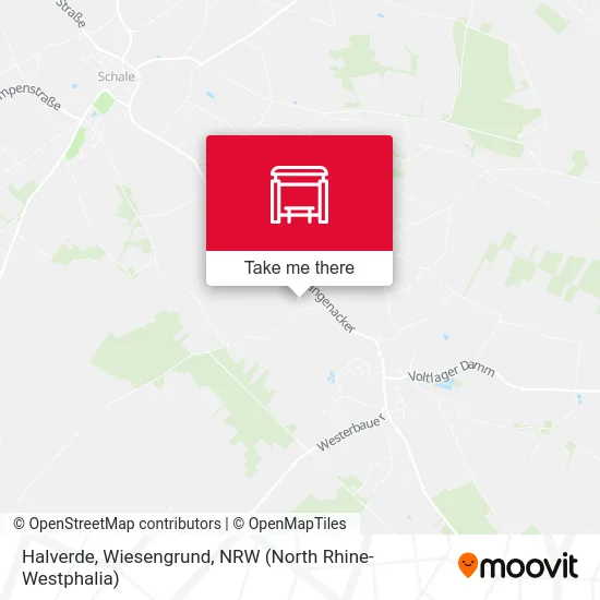 Halverde, Wiesengrund map