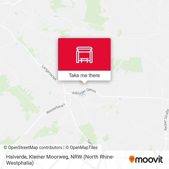 Halverde, Kleiner Moorweg map