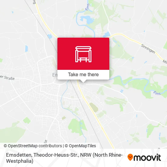 Карта Emsdetten, Theodor-Heuss-Str.