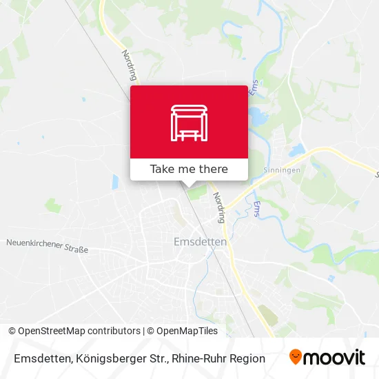 Карта Emsdetten, Königsberger Str.