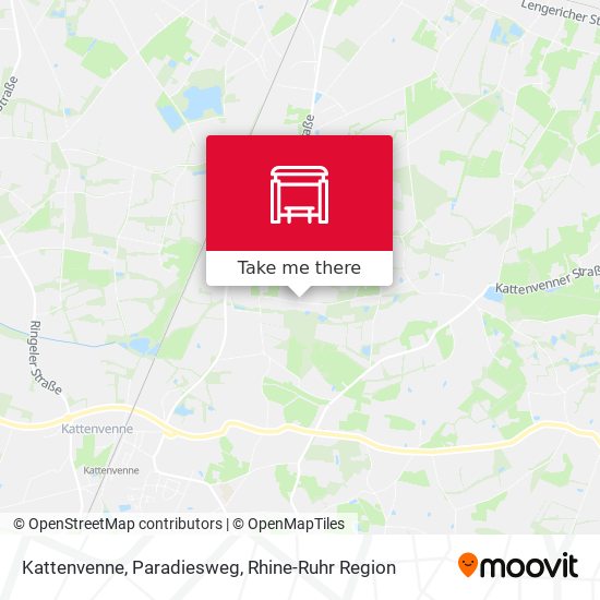 Kattenvenne, Paradiesweg map