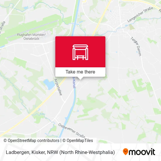 Ladbergen, Kisker map