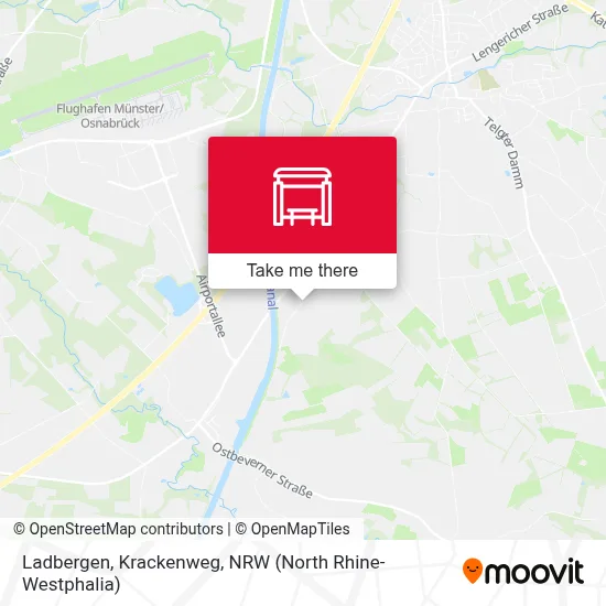 Ladbergen, Krackenweg map