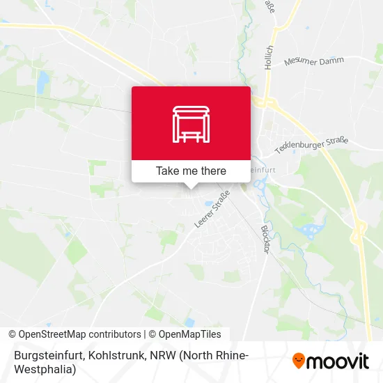 Burgsteinfurt, Kohlstrunk map