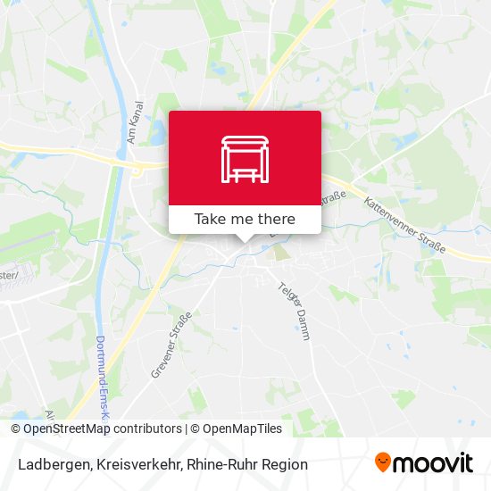 Ladbergen, Kreisverkehr map
