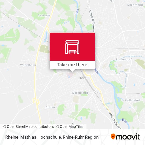 Rheine, Mathias Hochschule map