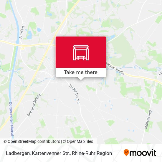 Ladbergen, Kattenvenner Str. map