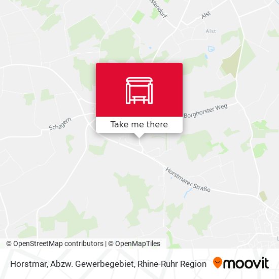 Horstmar, Abzw. Gewerbegebiet map