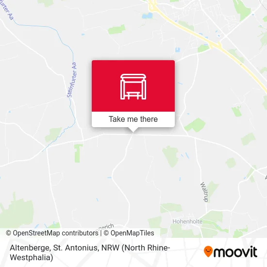 Altenberge, St. Antonius map