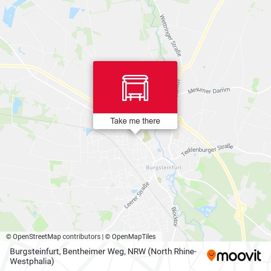 Burgsteinfurt, Bentheimer Weg map
