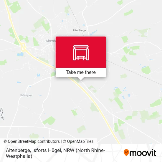 Altenberge, Isforts Hügel map