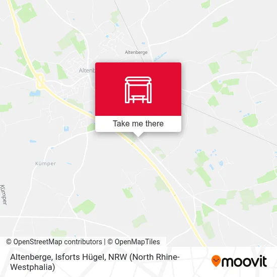 Altenberge, Isforts Hügel map