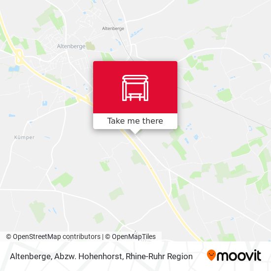 Altenberge, Abzw. Hohenhorst map