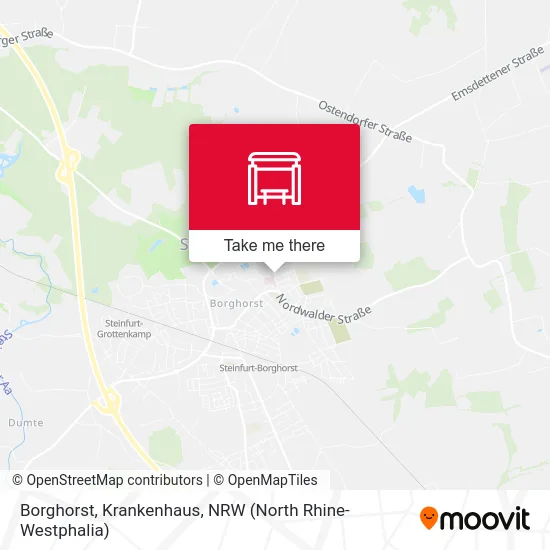 Borghorst, Krankenhaus map
