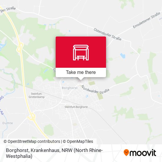 Borghorst, Krankenhaus map