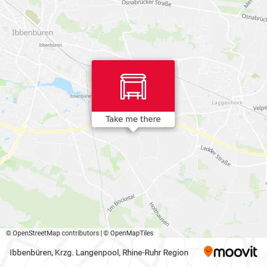 Карта Ibbenbüren, Krzg. Langenpool