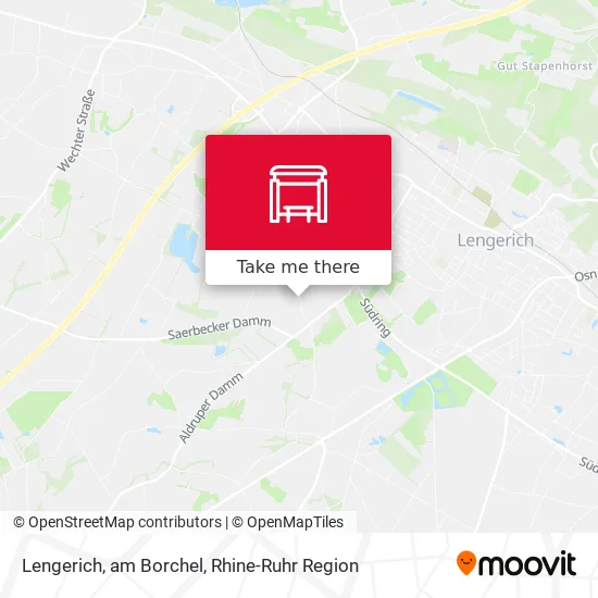Карта Lengerich, am Borchel