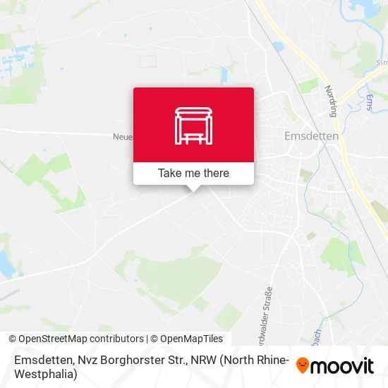 Карта Emsdetten, Nvz Borghorster Str.
