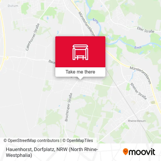 Hauenhorst, Dorfplatz map