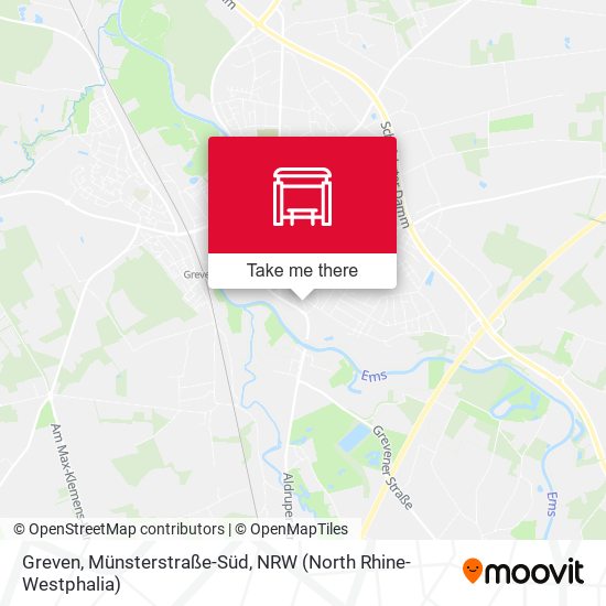Greven, Münsterstraße-Süd map