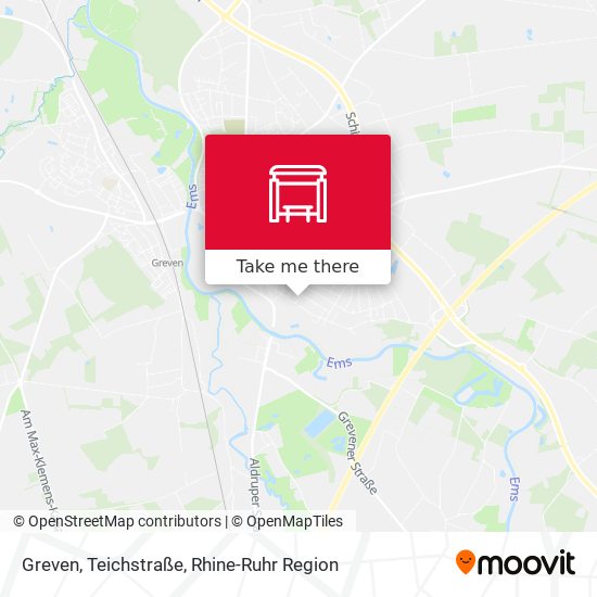 Greven, Teichstraße map