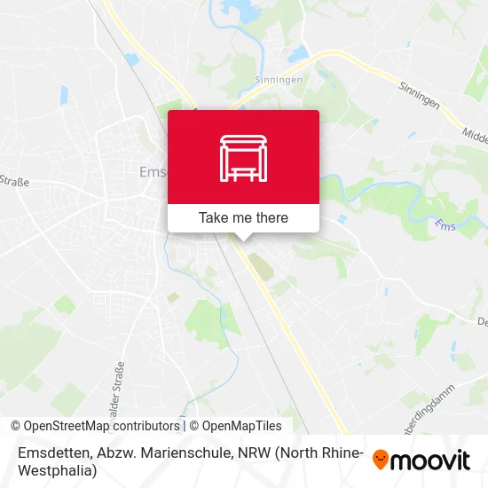 Emsdetten, Abzw. Marienschule map